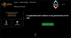 Desktop Screenshot of cloturesdeprovence.com